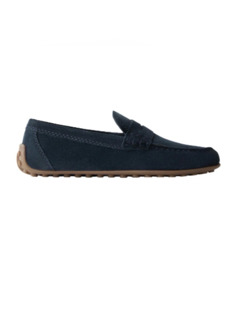 Zara SPLIT LEATHER LOAFERS